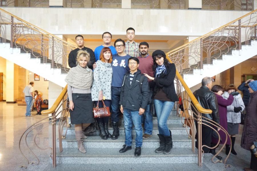 29 октября преподаватели кафедры украинского языка и общего языкознания вместе с новой группой иностранных студентов и китайскими студентами 4 курса посетили концерт классической музыки "Времена года".
